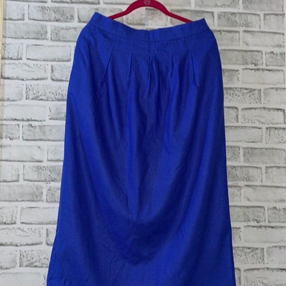 🦋Vintage Liz Claiborne Vintage Purple + Blue Skirt, Size 12